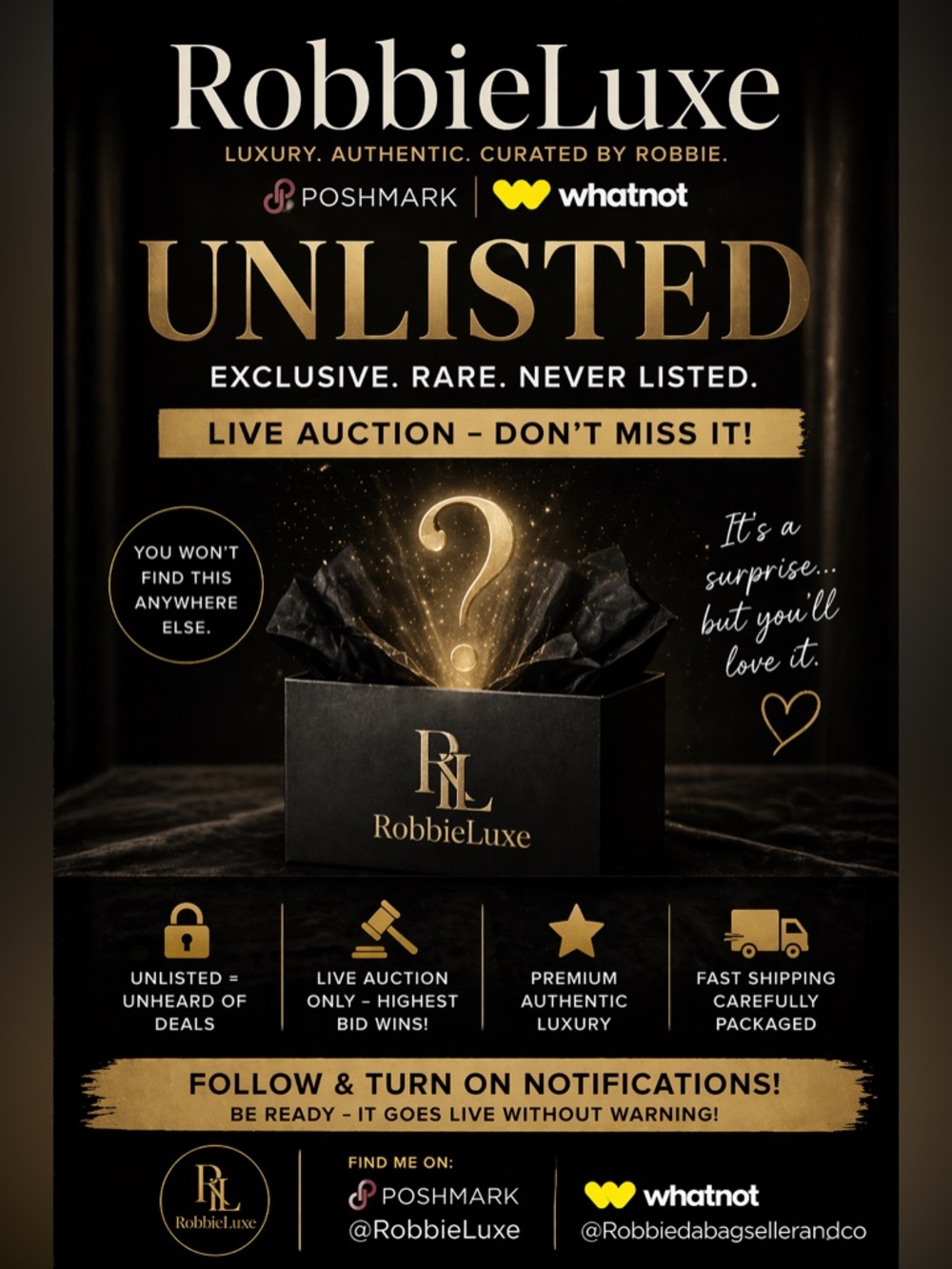 👑ROBBIELUXE👑 IS LIVE SOLO TONIGHT 10:50PM EASTERN TIME! BE THERE OR BE SQUARE🔥🔥 - Picture 5 of 5